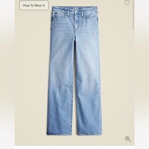 NWOT JCrew Full Length Slim-Wide Jean in 1996 Semi-Stretch Size 30